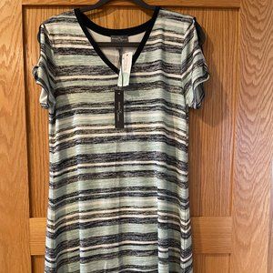 Market and Spruce striped short sleeve dress NWT size M